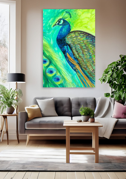 “Pfau“ Kunstwerk Serami Kunstwerke Pfau 