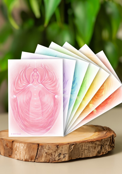 Chakra Engel - Lebenshilfe Set Serami Lebenshilfe Engel Karten