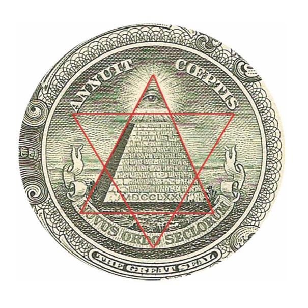 Die-Ein-Dollar-Note-Pyramide