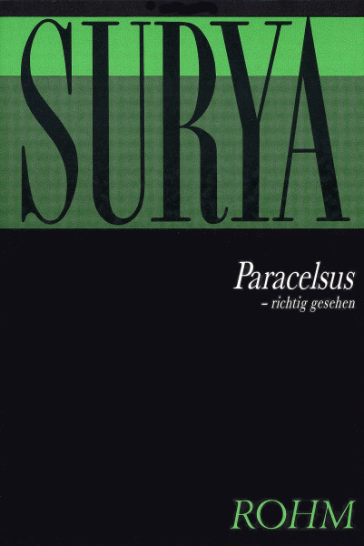 G. W. Surya: Paracelsus richtig gesehen G. W. Surya Bücher Gesundheit Naturheilkunde 