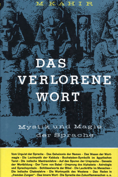 M. Kahir: Das verlorene Wort M. Kahir Bücher Meditation Spiritualität 