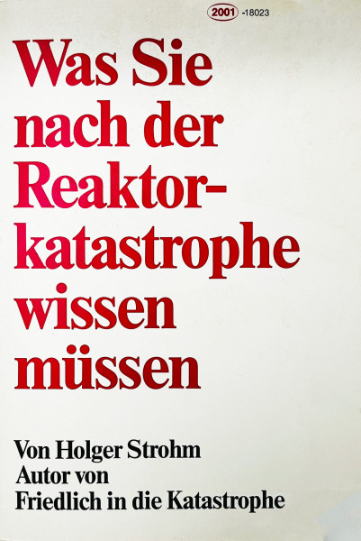 Was Sie nach der Reaktorkatastrophe wissen müssen Holger Strohm Bücher Gesundheit Heilung