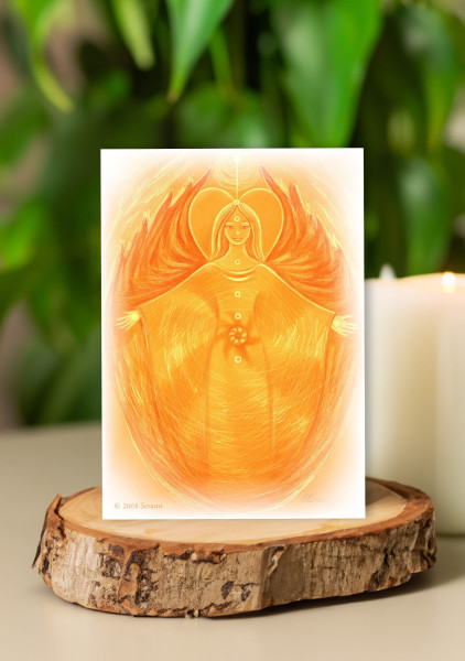 Oranger Chakra Engel - Sakralchakra Serami Lebenshilfe Chakra Engel Karten Sakralchakra 
