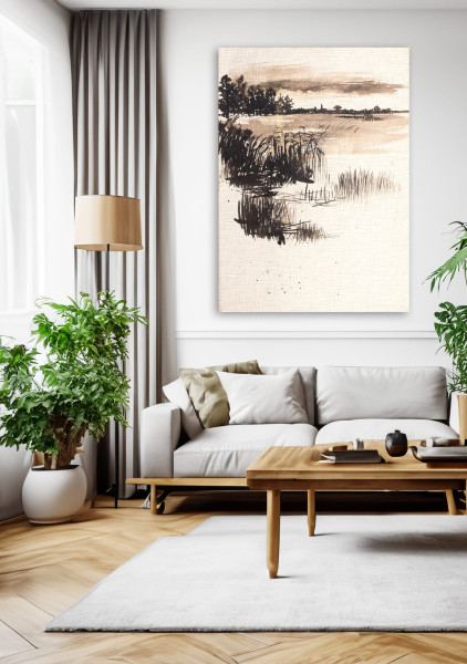 “Landschaft“ Kunstwerk Serami Kunstwerke Landschaft 